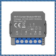 (FTQN) Tuya Smart WiFi Curtain Switch Blinds Switch RF433 Smart Life Remote Control Home Automation