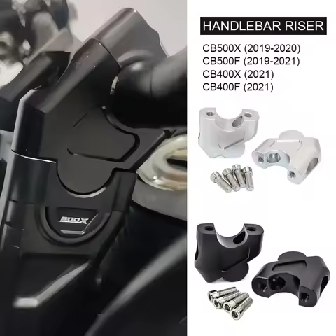 For Honda CB500X CB 500 X CB500F CB400X CB400F 2021 Handlebar Riser Drag Handle Bar Clamp Extend Ada