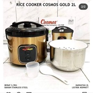 Cosmos Crj 9308 - Rice Cooker Cosmos 2 Liter Panci Stainless