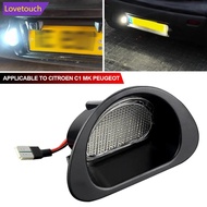 LOVETOUCH Car LED License Plate Light Number Plate Lamp For Peugeot 107 05-14 Canbus For Citroen C1 