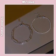 Bracelet Girl Silver Bracelet Ins Fashion Bracelet Simple And Delicate Bracelet Women Accessories 手链