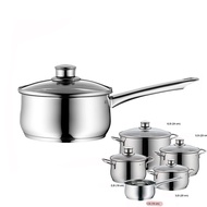 เยอรมัน Wmf สแตนเลสซุปหม้อยาว 20 ซม.16 ซม.18-10 เตาแม่เหล็กไฟฟ้าใช้งานร่วมกับครัวทําอาหาร