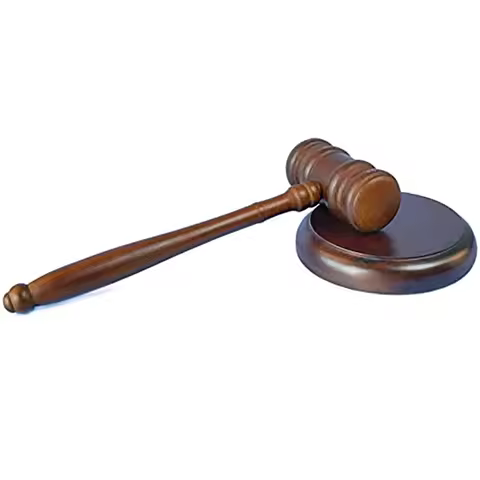High Quality Durable Wooden Judge Hammer Handcrafted Delicate Wood Adjudgement Gavel For Auction Law