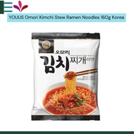 YOUUS Omori Kimchi Stew Ramen Noodles 160g Korea