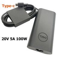 20V 100W Type-C AC power charger for Dell Inspiron 14 7000 Latitude 7400 2in1 7440 7640