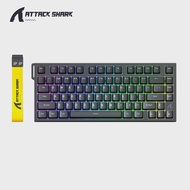 คีย์บอร์ดแม่เหล็กแบบมีสาย R82HE ATTACK SHARK ความถี่ 8KHz ความแม่นยำ 0.005 มม. พร้อมไฟ RGB รองรับการ