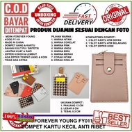 FOREVER Young Mini Card Wallet FY 011 Small Card Wallet, Hassle-Free, Lightweight, Soft Synthetic Ma