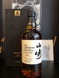 Yamazaki 18 YO Mizunara 山崎水楢桶100週年紀念版 Cask Strength -48%abv Japanese Malt Whisky 100th Anniversary L