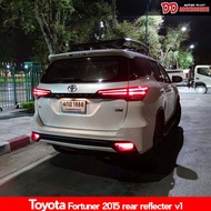 ไฟทับทิมท้าย Fortuner Legender  2015 2017 2019 2020 2022 2023 ใส่ได้ทุกโฉม ลาย V1