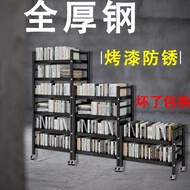 H-Y/ Bookshelf Student Only Book Dormitory Stainless Steel Shelf Shelf Multi-Layer Bookcase Floor Wall Special Clearance