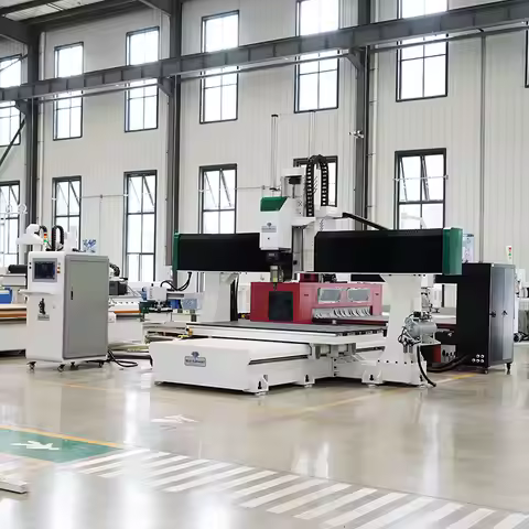 Superior Quality 1325 ATC CNC Router Machine 5 Axis Moving Table 3D Wood Foam Carving Machine