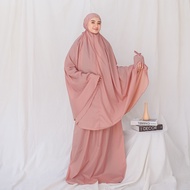 Mukena Traveling Dewasa Parasut Korea Premium Plus Sajadah