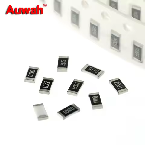 100pcs 3216 Chip resistor 1% 1206 0 1 10 20 47 100 Ohm 0R 1R 10R 20R 100R 1K 2K 10K 20K 47K 100K 200