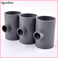 {HOT WEWWAFGJSHJ 598} 1~5pcs 20~63mm PVC Pipe Reducing Tee Connector Home Garden Irrigation Aquarium