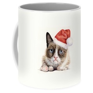 Grumpy Cat Coffee Mug as Santa Grumpy Cat as Santa Coffee Mug