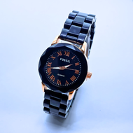 Jam Tangan Wanita Pria Terbaru Strap Keramik Display Analoq Quartz Fashion Terkini Trendy