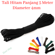 Tali Prusik Tali Paracord Diameter 4mm Panjang 5 Meter atau 30 Meter