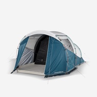 Camping Tent with Poles Arpenaz 4.1 F&amp;B 4 Persons 1 Bedroom