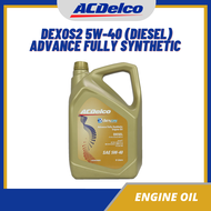 ACDelco 5W40 (5W-40) Dexos 2 Fully Synthetic Engine Oil for Diesel (6 Liters)