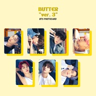 [7Pcs] Photocard BTS: Butter "ver.3" - by Aera Kpop Merch | Unofficial BTS Photocard - Butter Photocard