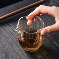 Plum-shaped Glass Fair Cup High Borosilicate Tea Sea Kung Fu Tea Set Household Male Cup Tea Dispense
