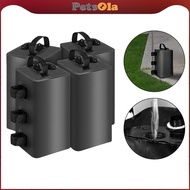 [PETSOLA] Tent Weight Water Bag 4 Pieces Canopy Weight Bag Easy to Use Leg Weight Bag