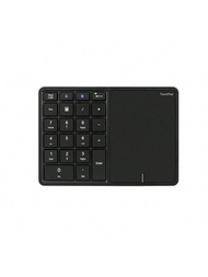 JOMAA 22 鍵無線數位鍵盤附觸控板迷你無線數位鍵盤適用於平板電腦筆記型電腦 Accouter PC（黑色）