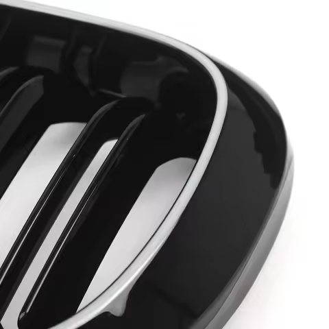 LED-Equipped Front Grille for BMW X5 F15 X6 F16 X5M F85 X6M F86 Model Years 2013 Through 2018 ABS Ma