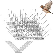 Animal Deterrent Spikes Effective Repel 33cm Stainless Steel Bird Avian Chase Away Repellent Penghal