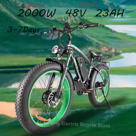 EBIKE BLJ DP-2602 electric bicycle 2000W 48V 23AH battery men's electric bicycle fat tires city comm