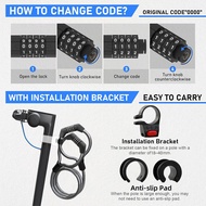 Bicycle Special Lock Scooter Electric Lock Motorcycle Steel Wire Lock Combination Lock Scooter Steel