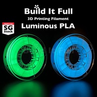 [SG Stock] Luminous / Glow In Dark PLA Filament 1.75mm 1kg for 3D Printer (Build It Full)
