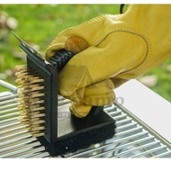 Outdoor Camping Barbeque Tools Cleaning Brush Stainless Steel Barbeque Kit Berus Pencuci BBQ