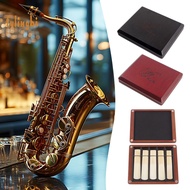 (fulingbi) Wooden Clarinet Reed Case Clarinet Reed Organizer 10 Slot Saxophone Clarinet Reed Case wi