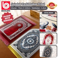 VIRALL (Beckler's)Cece Fancy items Thick Premium Dome Malaysian Prayer Rug Soft Foam Tassel Prayer R