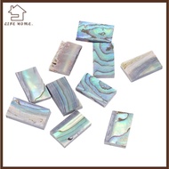 YELGIRL ​10Pcs Abalone Shell Inlay​, Abalone Shell ​Guitar Fretboard Decoratio ​Guitar Inlay Materia