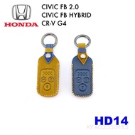 Honda Car Key Cover Leather CIVIC FB2.0/FB HYBRID/CR-V G4 Premium Case