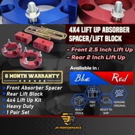 Absorber Lift Up 4x4 Kit Front Spacer 2.5 Inch Rear Lift Block U Bolt 2 Inch Hilux Ford Ranger Navara Isuzu Dmax Triton