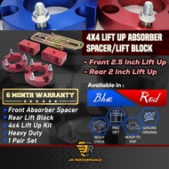 Absorber Lift Up 4x4 Kit Front Spacer 2.5 Inch Rear Lift Block U Bolt 2 Inch Hilux Ford Ranger Navar