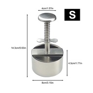 ssti 304 Thép Không Gỉ Hamburger Thịt Báo Chí Burger Patty Maker Khuôn Bánh thịt bò Thịt lợn Máy ép