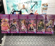 Banpresto One Piece WCF WT100 WT 100 Part 9 , 1 Set 6 Pcs 海賊王 海賊百景