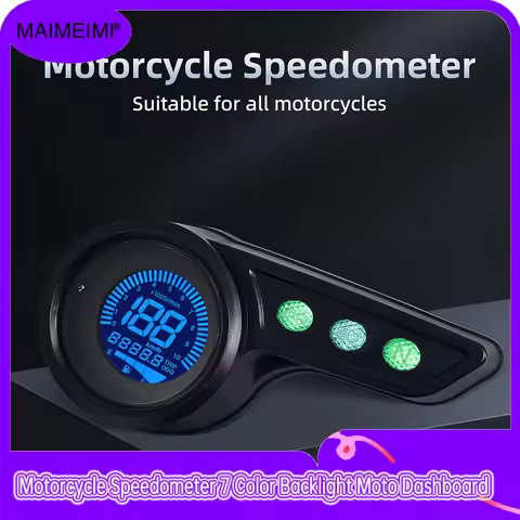 For NXR 150 Bros From 2006 to 2008 Universal Motorcycle Speedometer 7 Colors Km/h MPH Fuel Level Gau