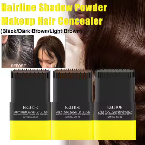 Beewax Hairline Shadow Hair Concealer Long Lasting Instant Natural Cover White/Grey Back To Black Ma