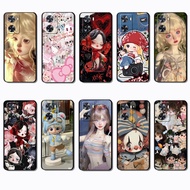 for OPPO A57 A72 A73 A74 A77 J12 BJD Black edged TPU phone case | showcasing the beauty of the phone