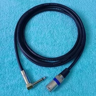 Akai L Mono Audio Cable 6.5mm to Xlr Male 0.5 Mtr - 5 Mtr