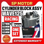 WAVE125 BLOCK RACING 57MM 62MM 65MM 68MM 70MM + PISTON WAVE125 LEO THAILAND FOR WAVE125 WAVE125R WAV