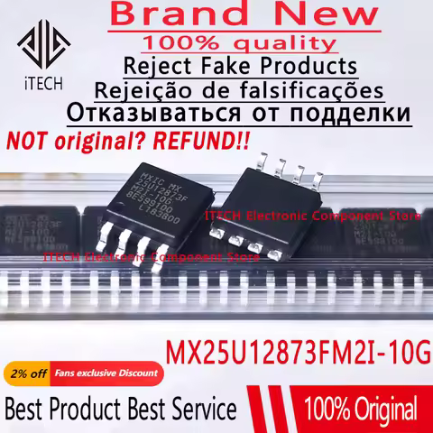 1-5pcs Original and Genuine MX25U12873FM2I-10G Flash Memory Chip MX25U12873FM2I MX25U12873F MX25U128