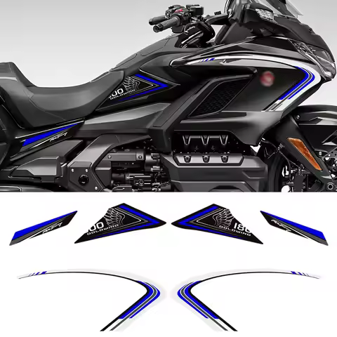 For Honda Goldwing GL1800 F6B Tour Protector Tank Pad Grips Gas Kit Knee Fairing Fender Stickers Dec