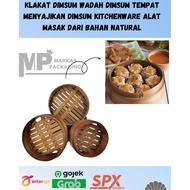 Klakat Dimsum Dimsum Container Dimsum Serving Container Kitchenware Cooking Utensils from Natural In