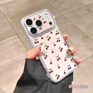 Cherry Clear Case For Vivo S60 S50 S30 Pro Mini V21 V21E V21S V20 SE V19 Neo V17 V15 V11 V11i V9 V7 